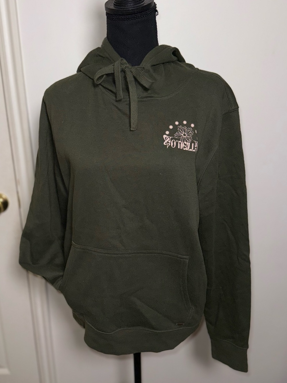 O'Neill NWOT Olive Green Celestial Moon Phase Daisy Graphic Hoodie XL